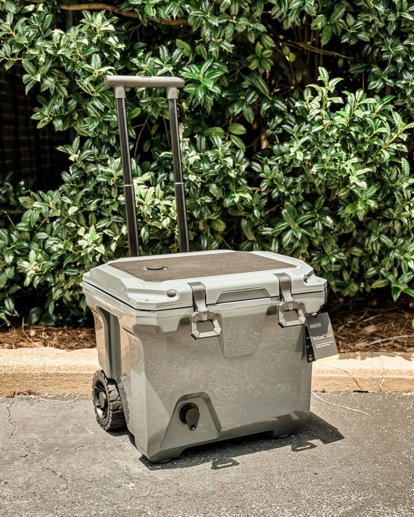 Heavy-duty insulated cooler built for camping, fishing, and travel use