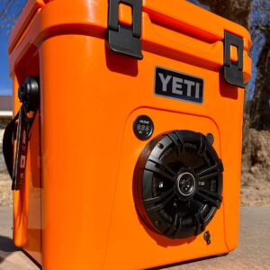 YETI Tundra 35 cooler UK TG Audio speaker system compact insulated cooler with RGB LED lighting Bluetooth outdoor portable cooler