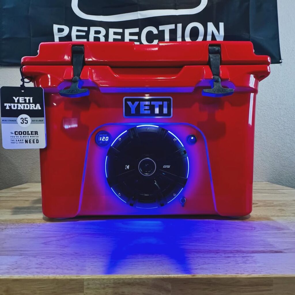 custom cooler speakers