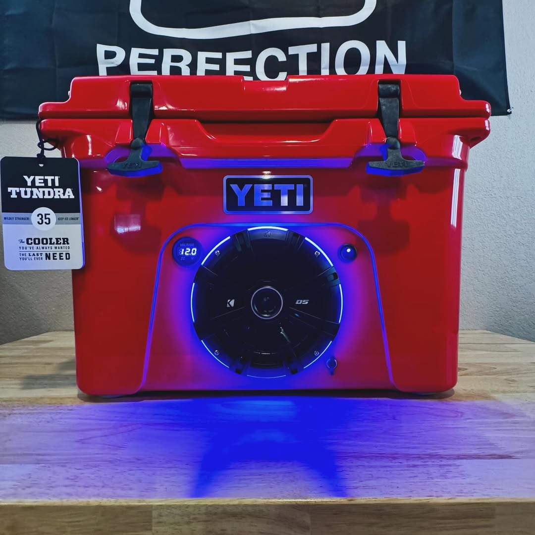 custom cooler speakers