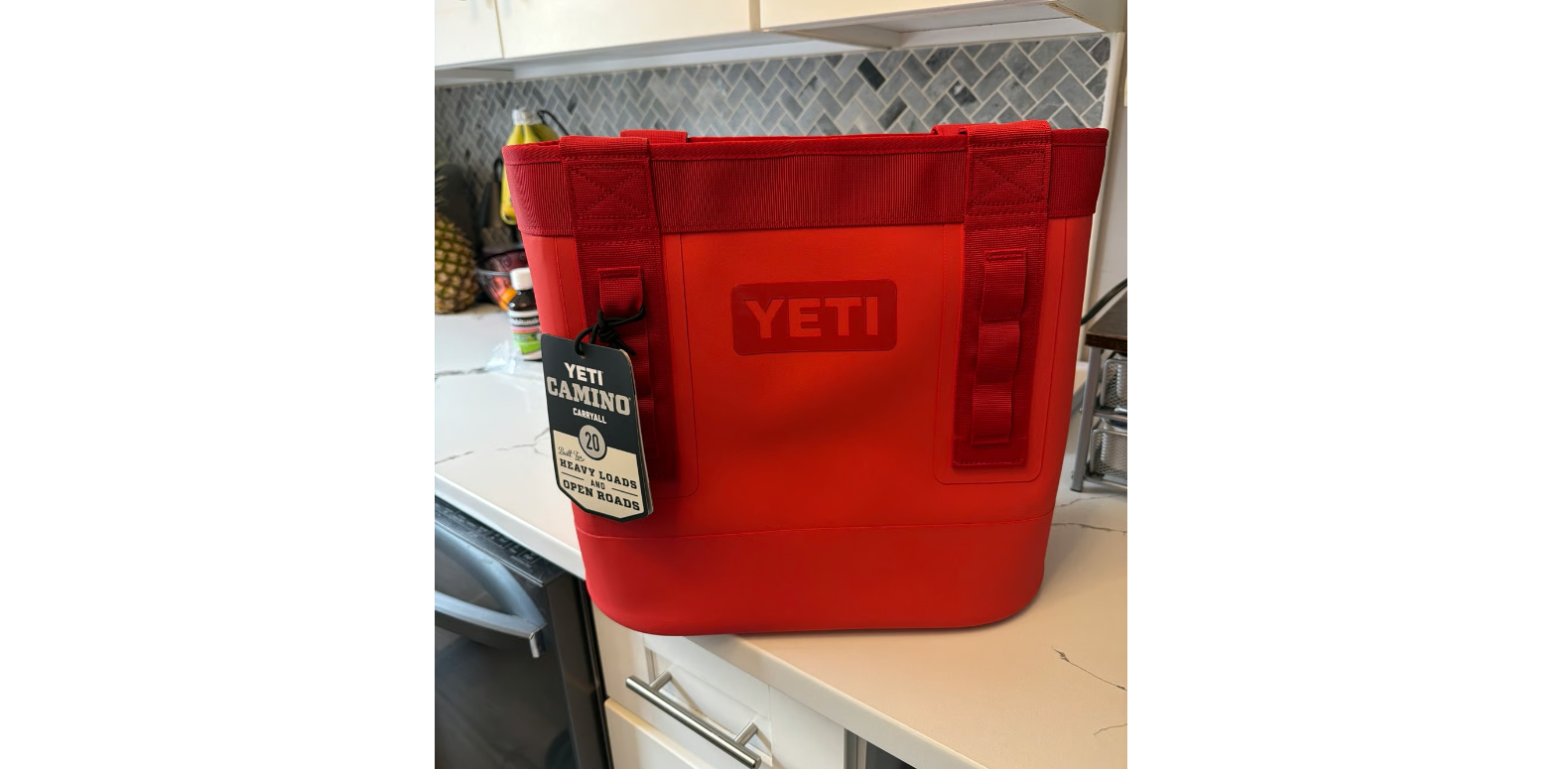 yeti camino 20 carryall bag uk red waterproof tote