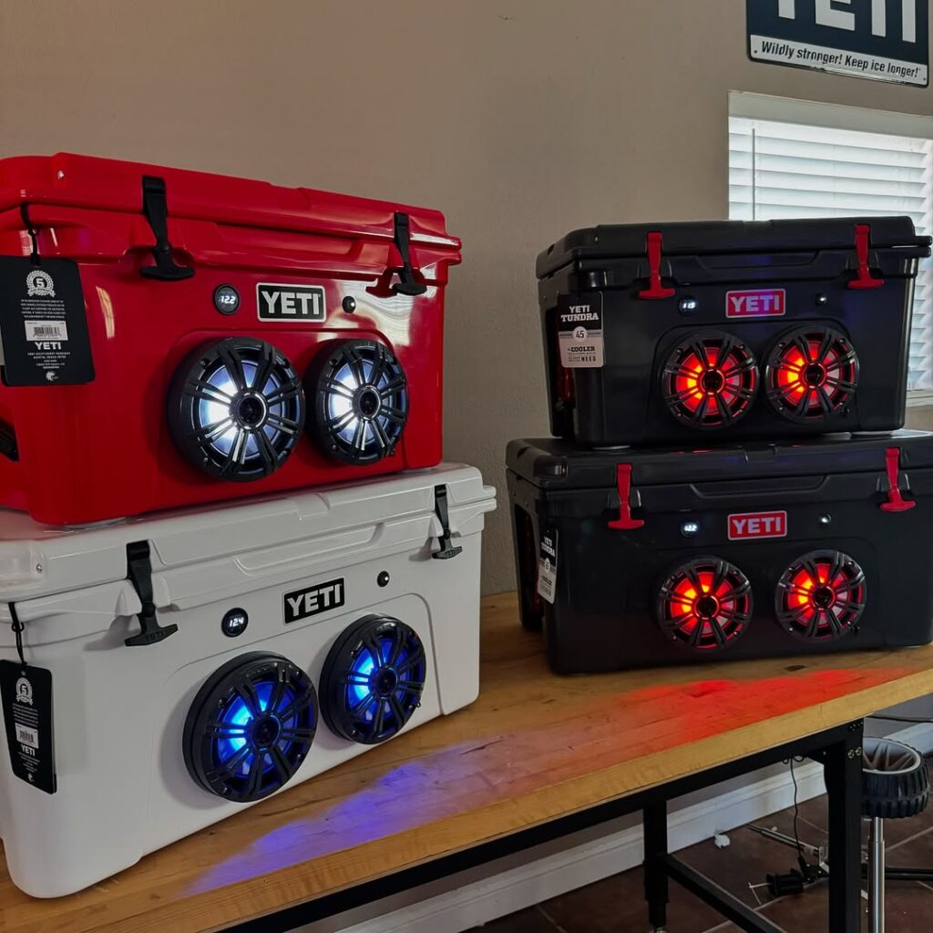 yeti custom speaker cooler