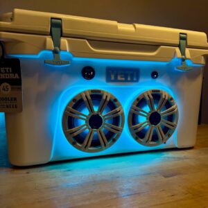 yeti tundra 45 cooler speaker uk white bluetooth audio system