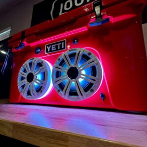 yeti tundra 45 cooler speaker uk rescue red