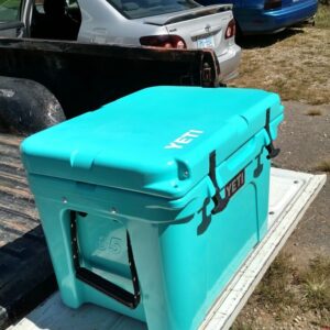 Seafoam YETI Tundra 35 Cooler insulated outdoor hard cooler for camping fishing boating and travel