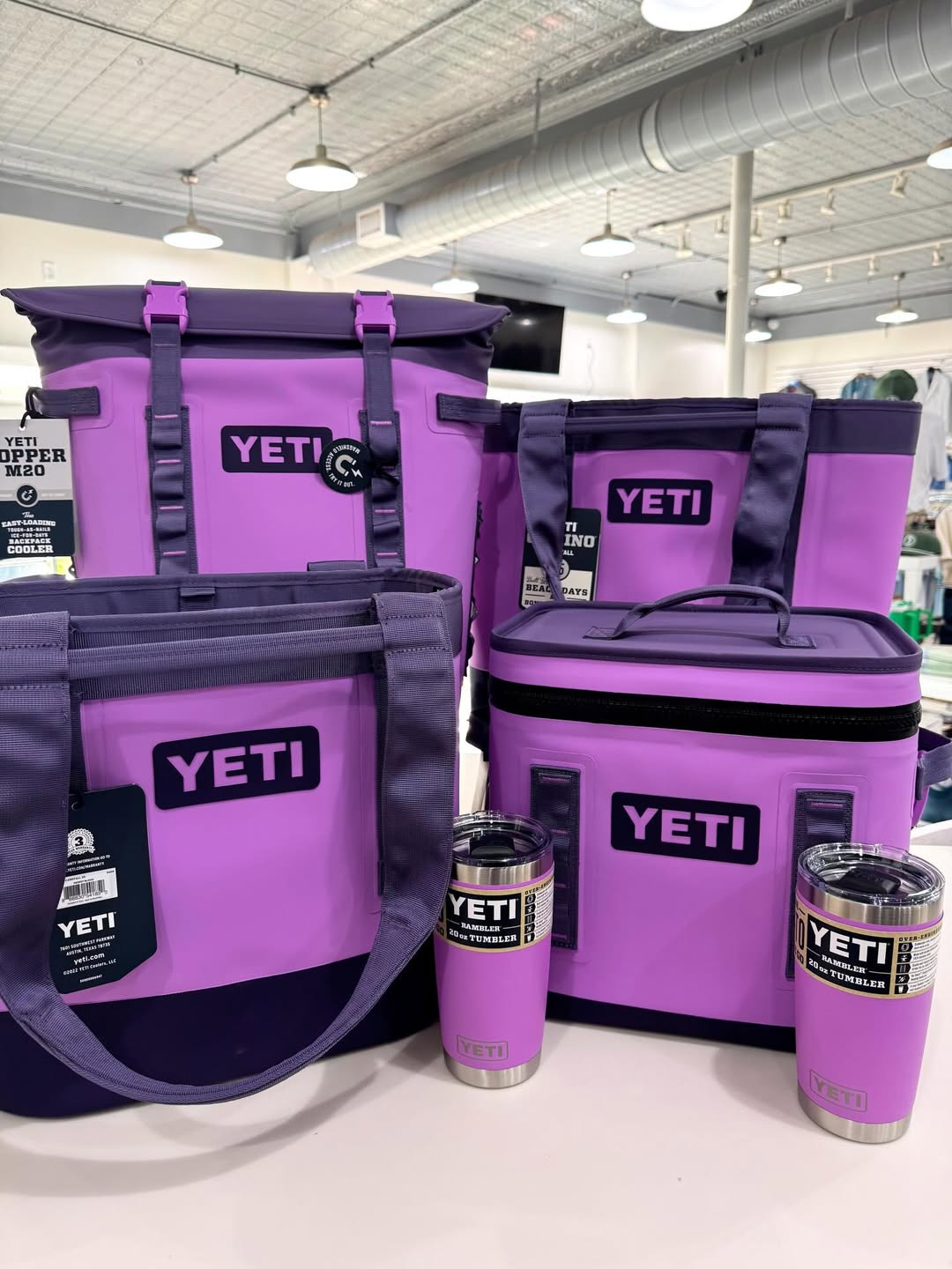 YETI Hopper Flip 12 soft cooler UK Desert Bloom portable insulated waterproof cooler bag outdoor use