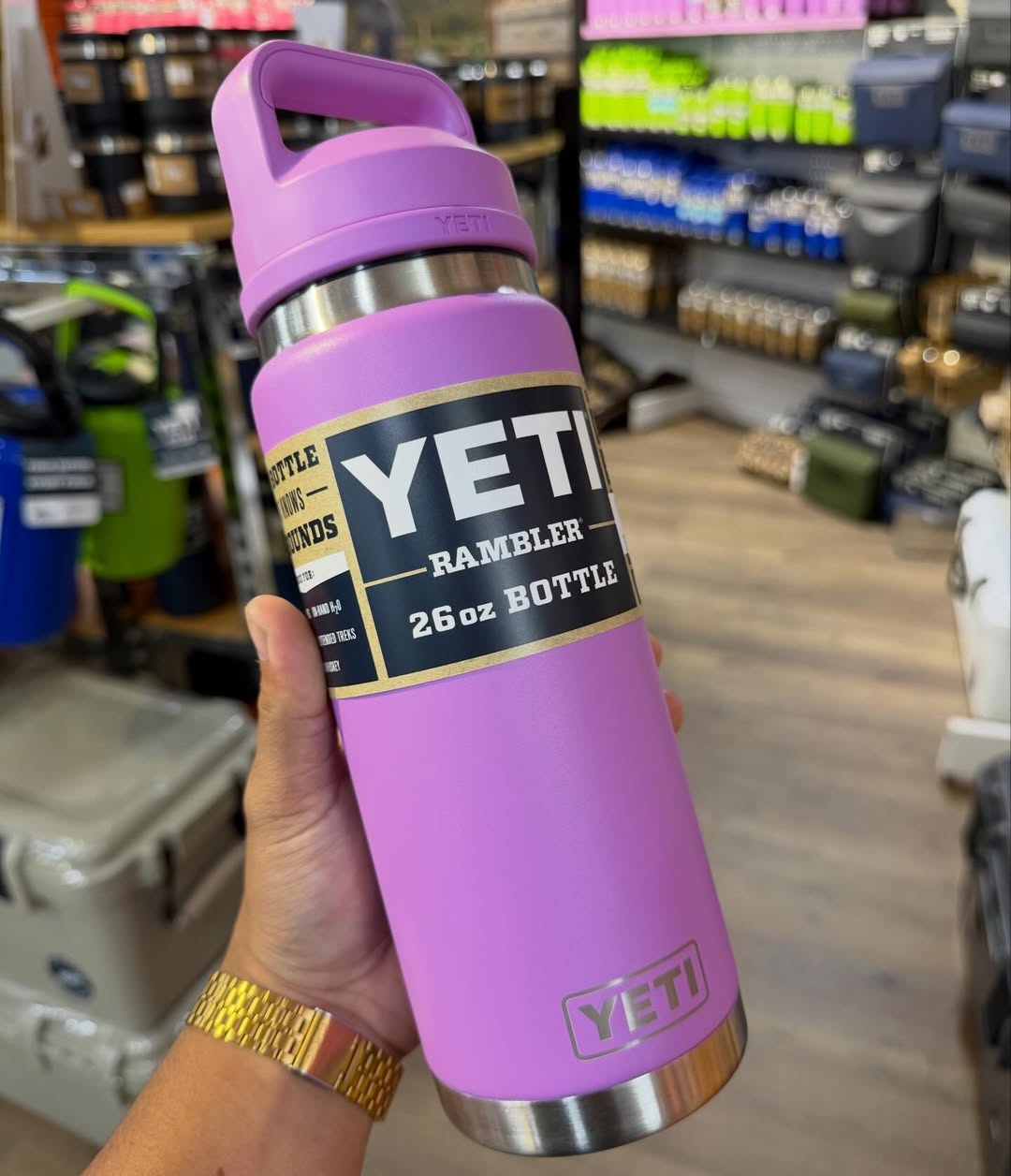YETI Rambler 26 oz water bottle UK Desert Bloom insulated stainless steel bottle durable reusable hydration bottle