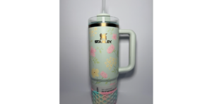 Stanley Spring Blossom Tumbler 30oz Easter 2026 insulated tumbler with boot and straw toppers