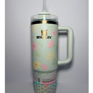 Stanley Spring Blossom Tumbler 30oz Easter 2026 insulated tumbler with boot and straw toppers