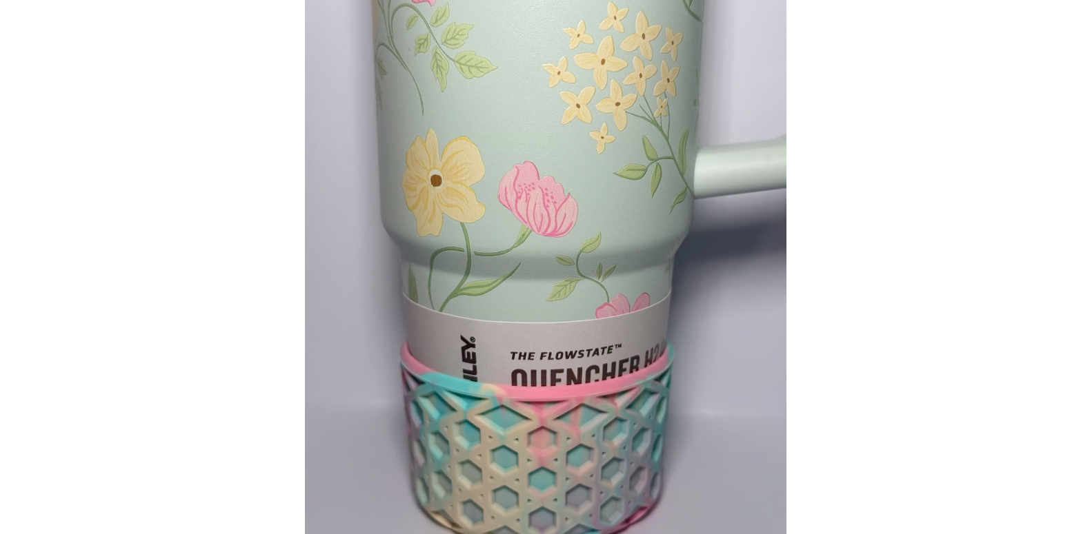 Stanley Spring Blossom Tumbler 30oz Easter 2026 insulated tumbler with boot and straw toppers
