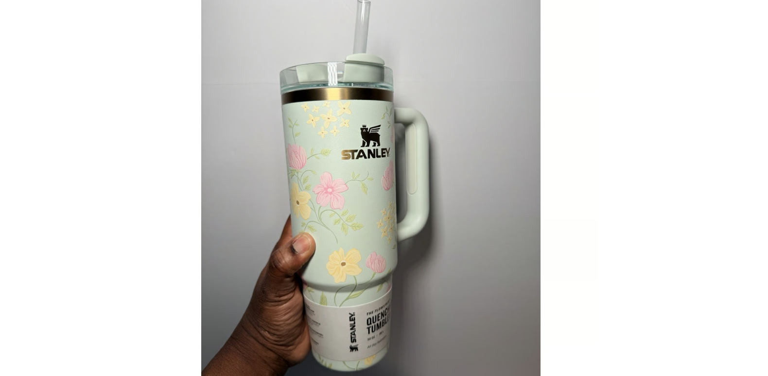 Stanley Spring Blossom Tumbler 30oz Easter 2026 insulated tumbler with boot and straw toppers