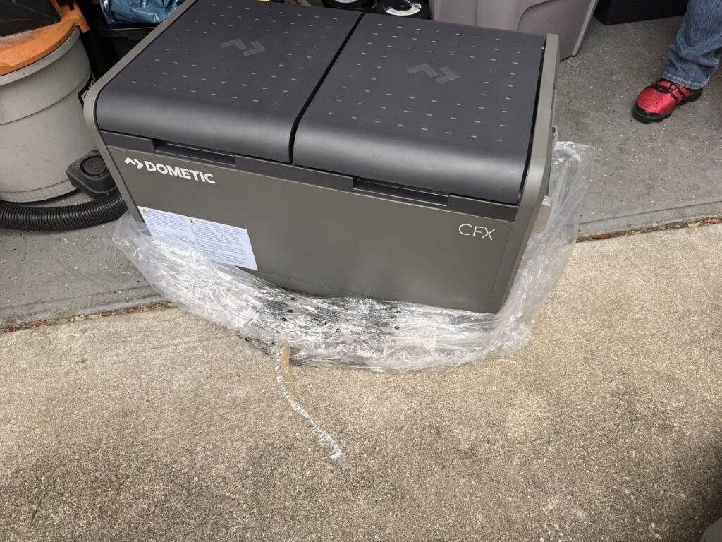 Dometic CFX5 75DZ Electric Cooler dual zone portable fridge freezer for camping and van life