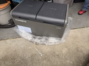 Dometic CFX5 75DZ Electric Cooler dual zone portable fridge freezer for camping and van life
