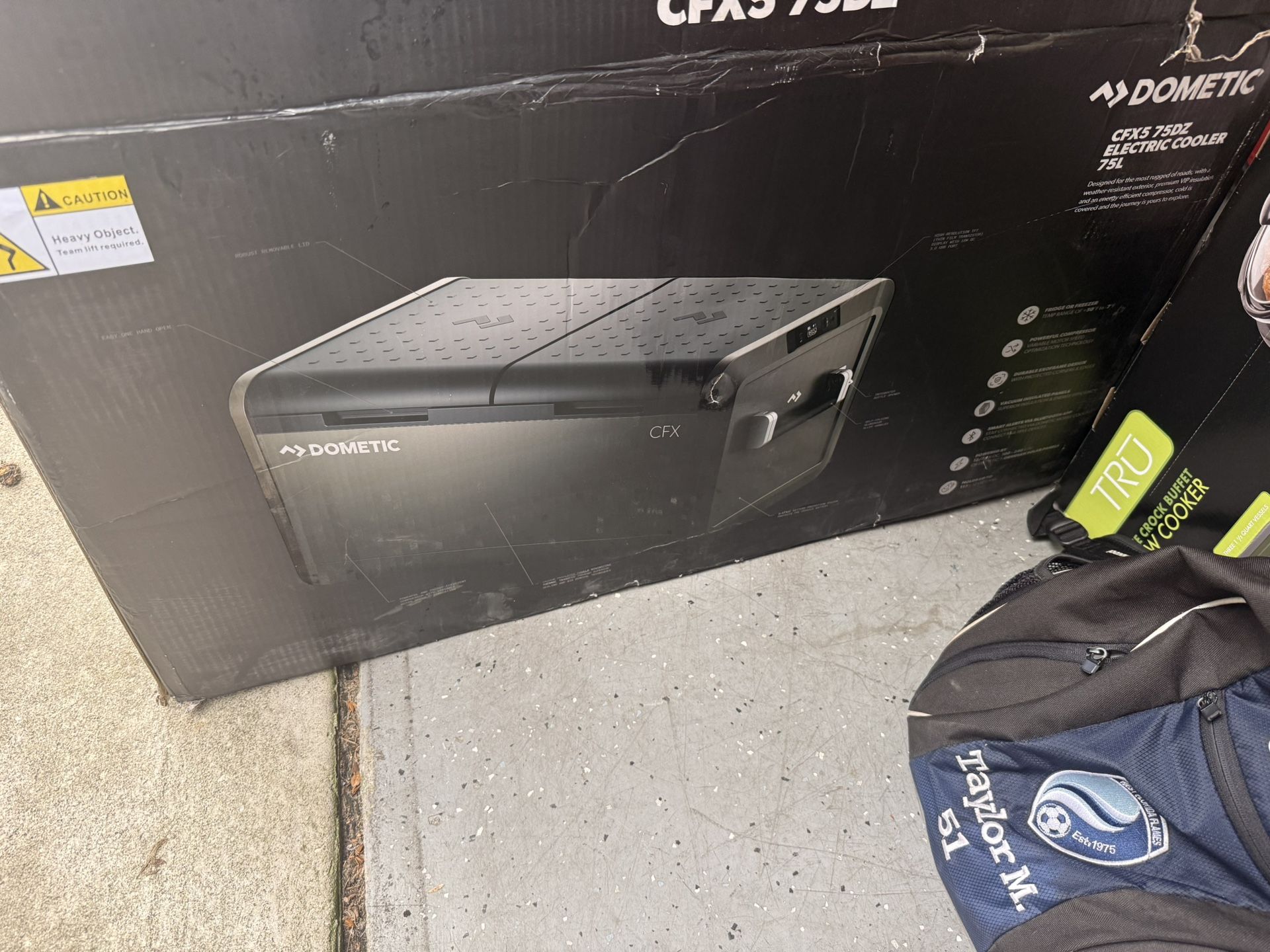 Dometic CFX5 75DZ UK portable fridge freezer for camping caravans campervans and outdoor adventures