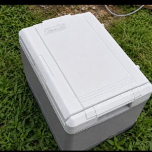 Coleman Electric Cool Box UK Grey White Hard Sided Cooler
