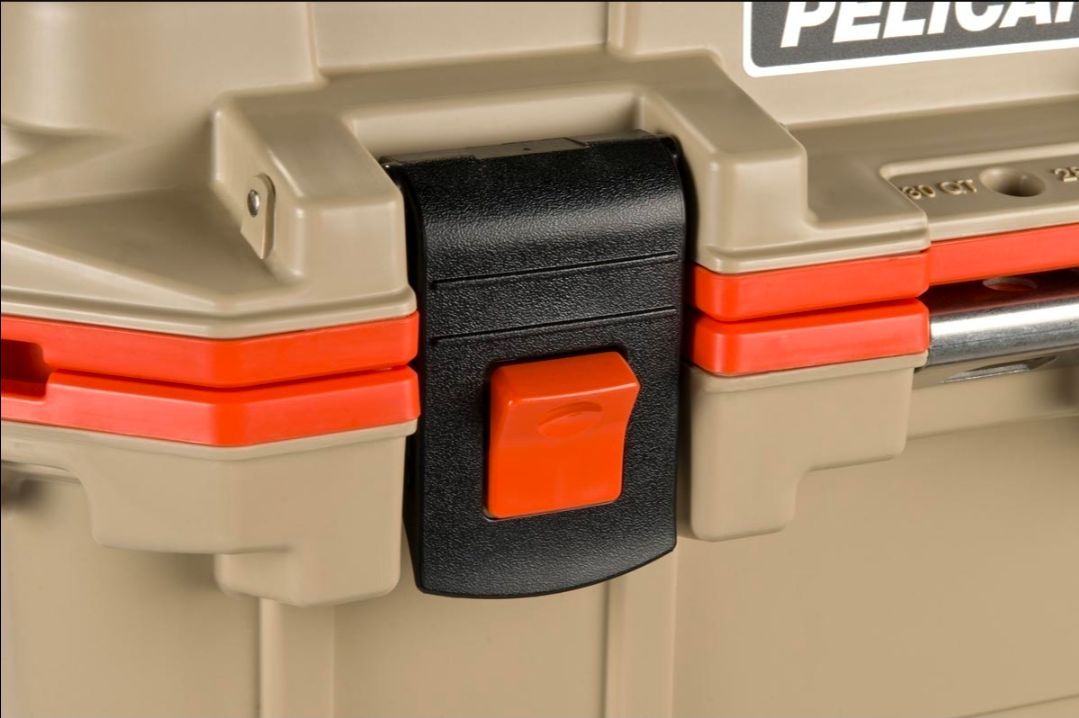 Pelican 30QT Elite Cooler UK Tan Orange