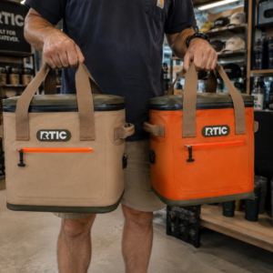 RTIC 30 Can Soft Cooler UK in Tan and Orange colour options