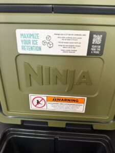 Ninja FrostVault 30 QT Cooler UK Olive Green Brand New