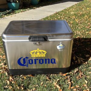 Coleman Corona 54QT Cooler UK Stainless Steel Hard Cooler