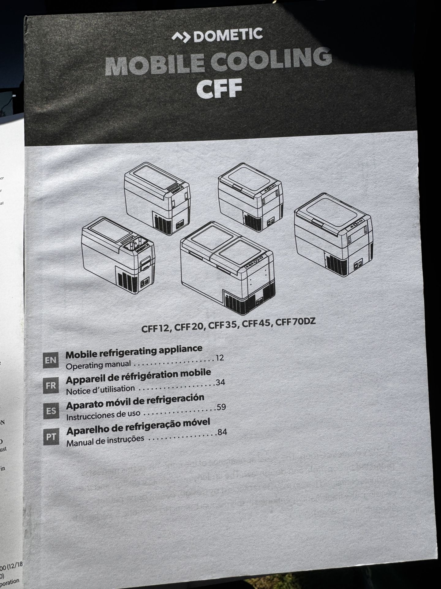 Dometic CFF 35 UK Portable Compressor Cool Box Freezer